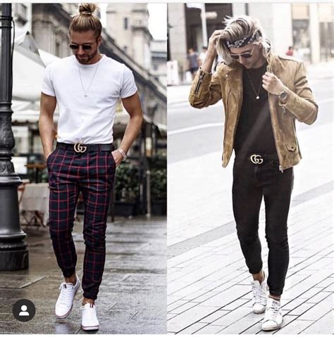 gucci belt outfits men|Gucci swag outfit for men.